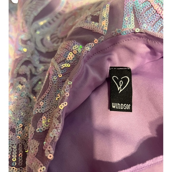 Windsor Lavender Sequin Mini Dress – Size Medium - Picture 5 of 7